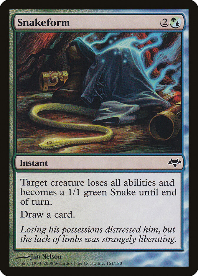 Snakeform card front
