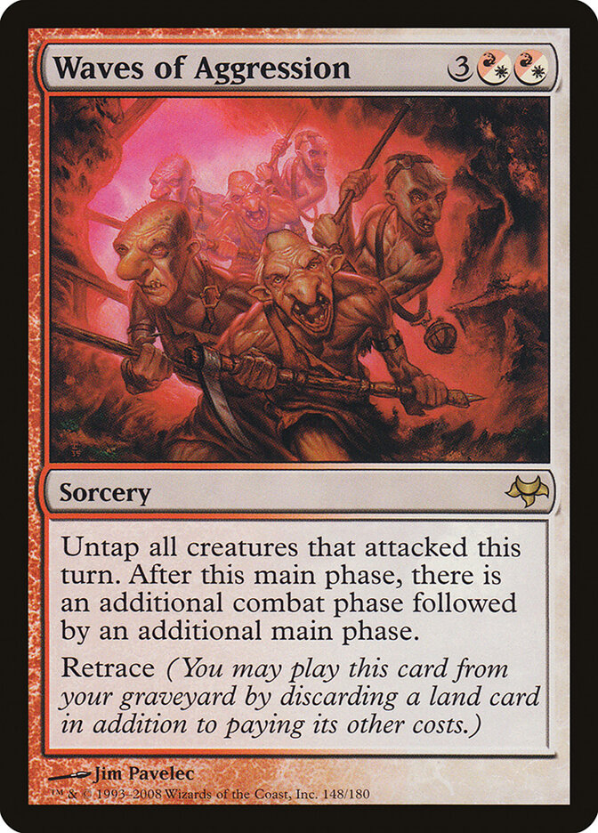 Waves of Aggression card front