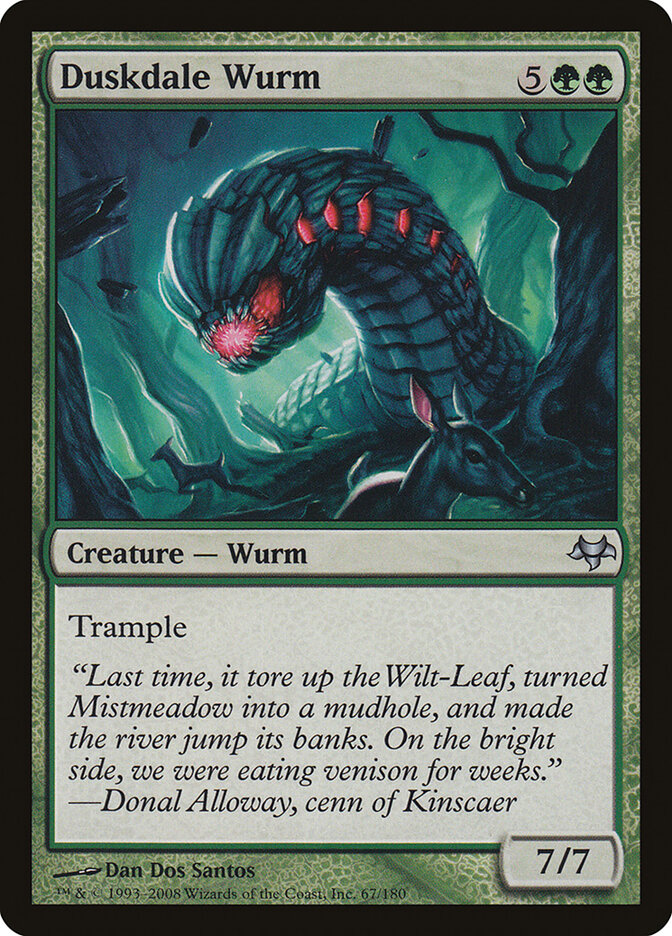 Duskdale Wurm card front