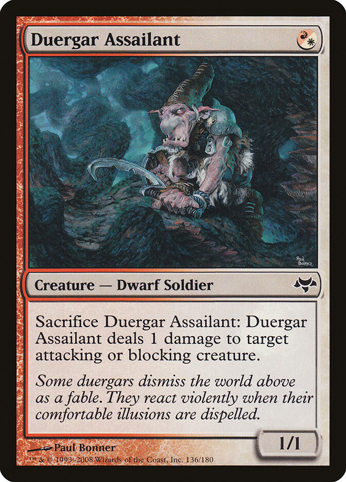 Duergar Assailant card front
