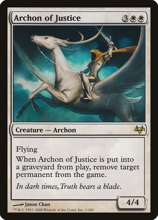 Archon of Justice card front