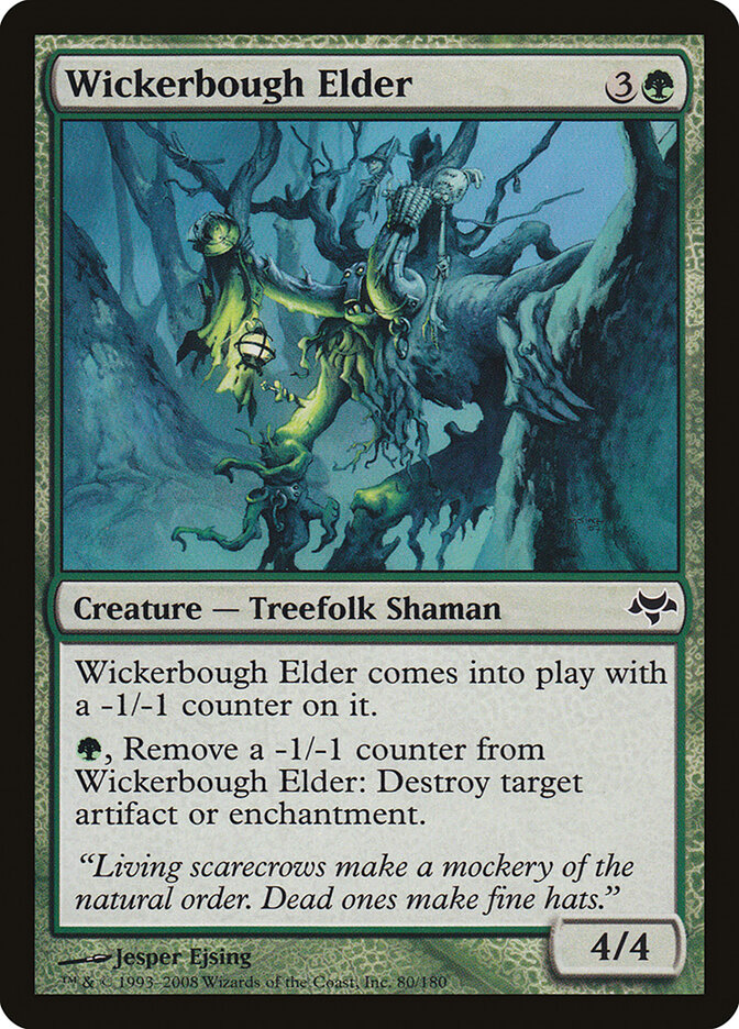 Wickerbough Elder card front