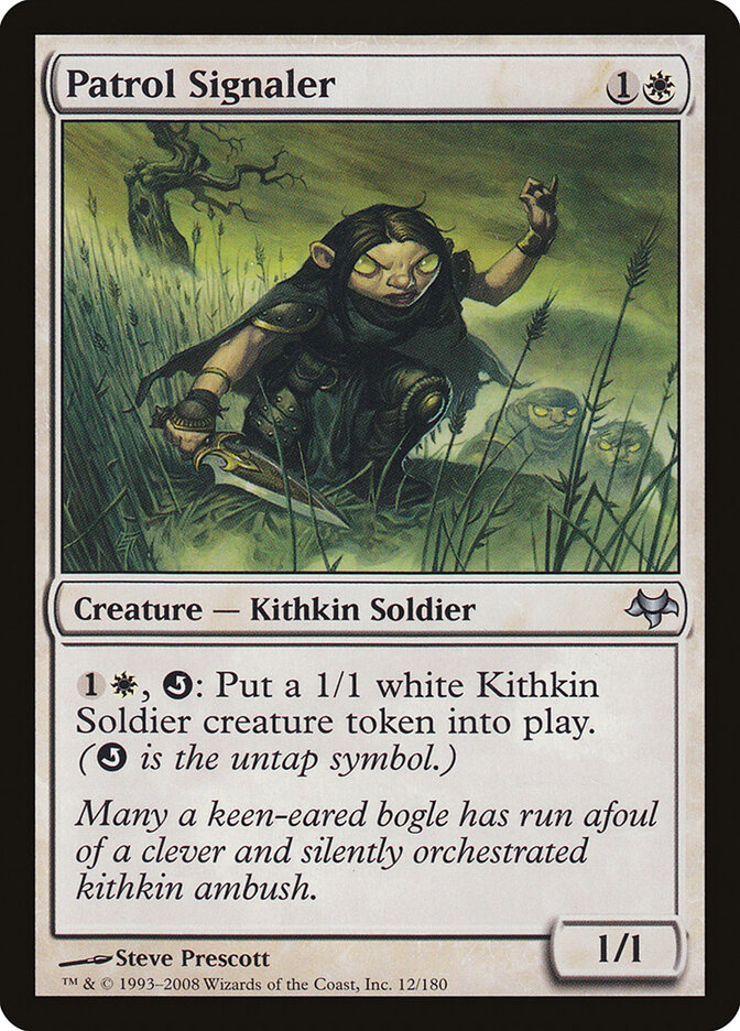 Patrol Signaler card front