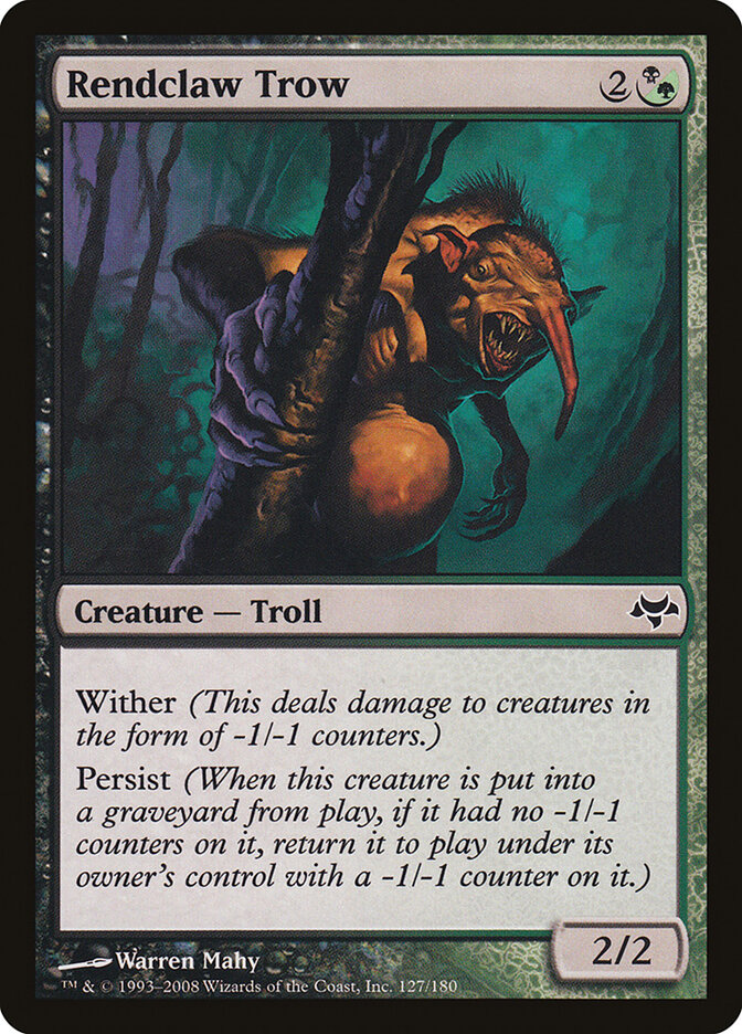 Rendclaw Trow card front