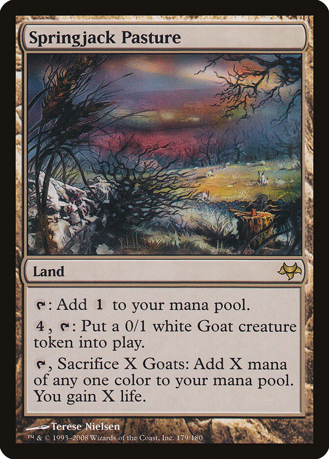 Springjack Pasture card front
