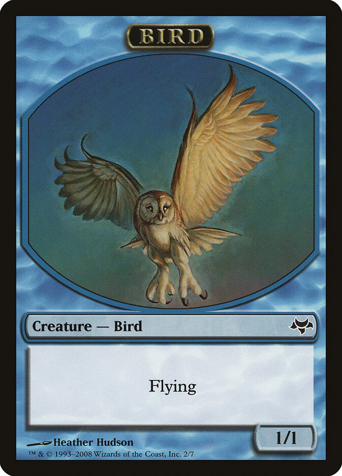Bird card front