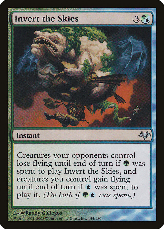 Invert the Skies card front