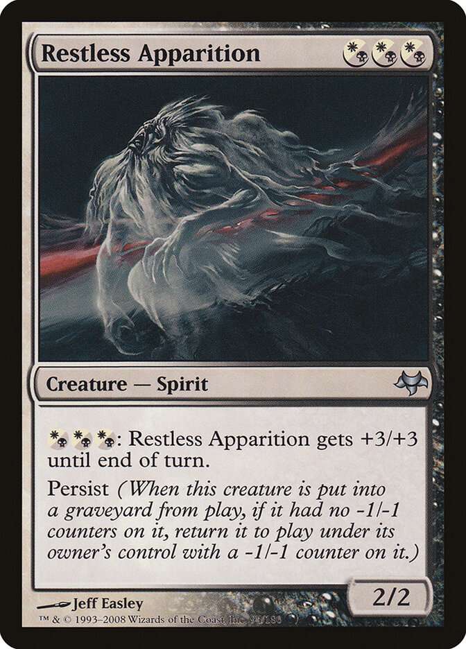 Restless Apparition card front