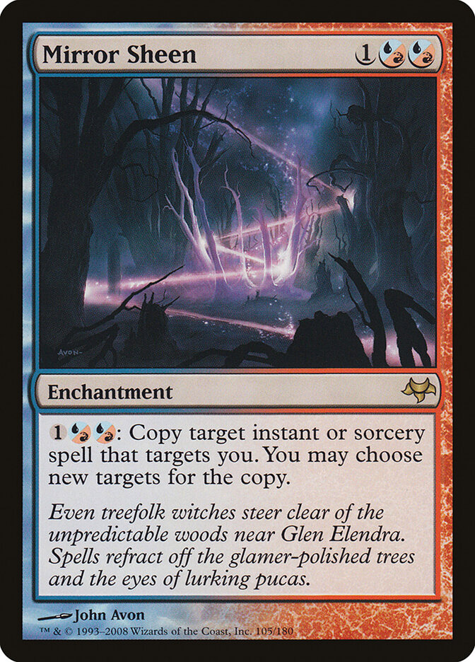Mirror Sheen card front