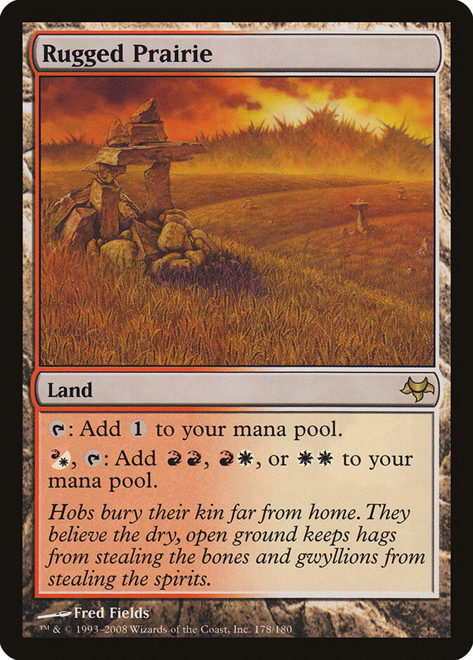 Rugged Prairie card front