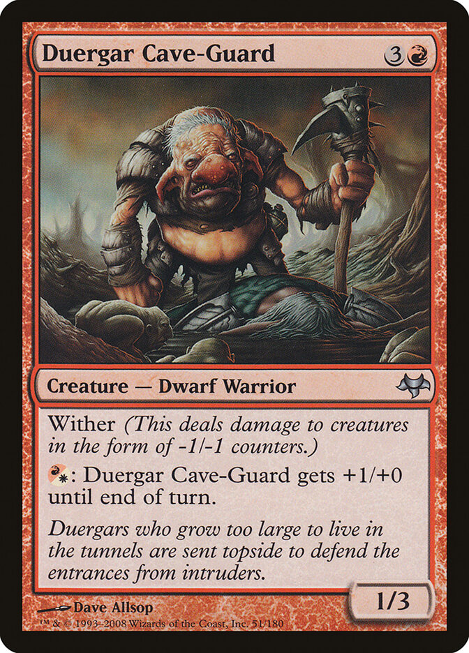 Duergar Cave-Guard card front