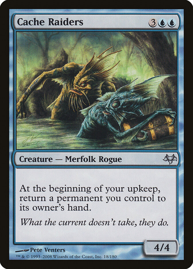 Cache Raiders card front