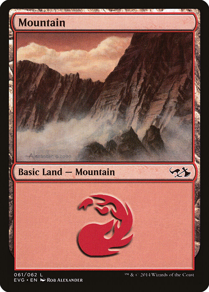 Mountain card front