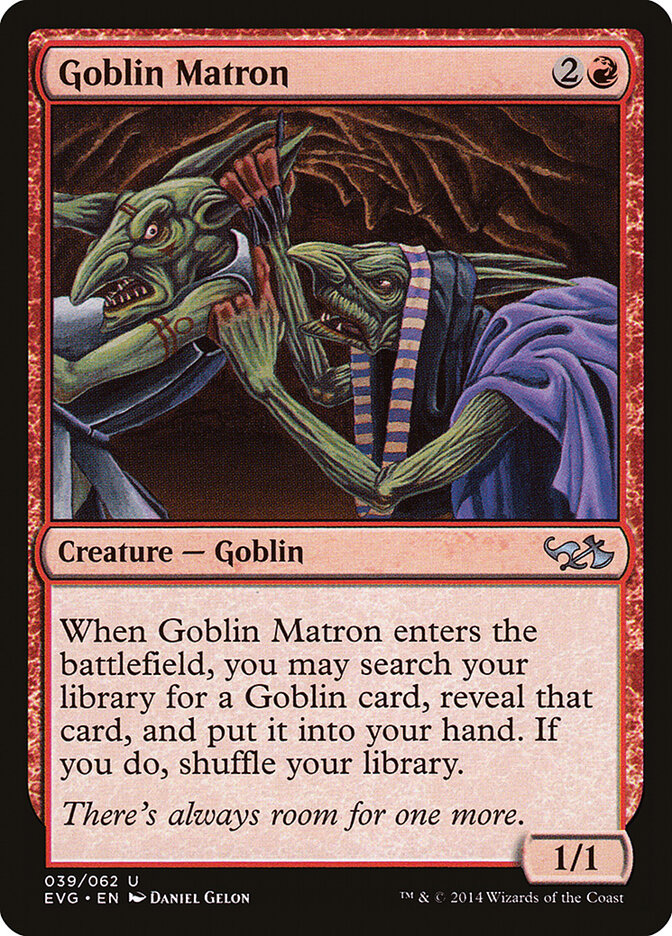 Goblin Matron card front