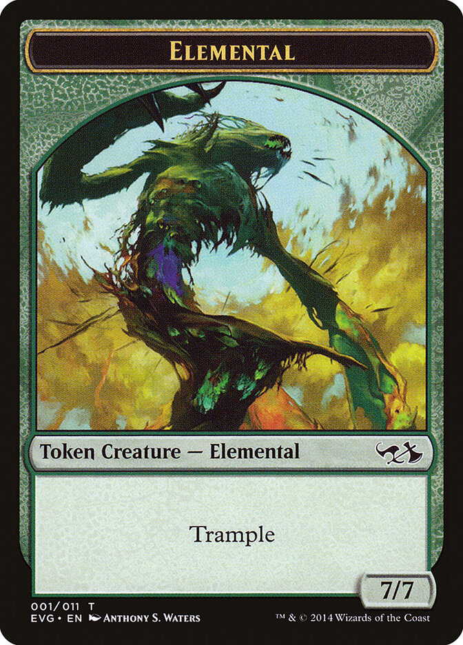 Elemental card front