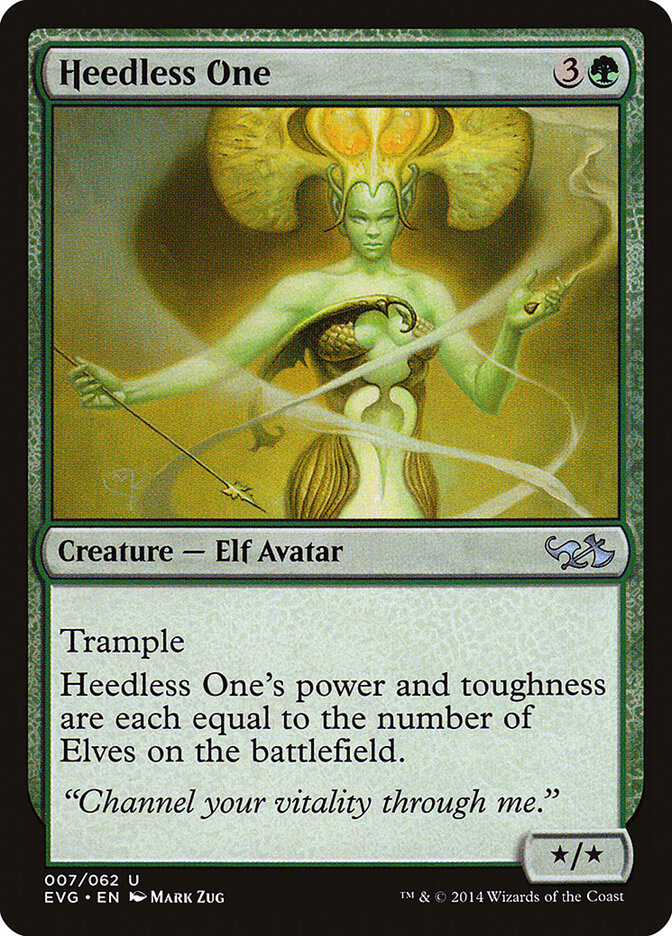 Heedless One card front