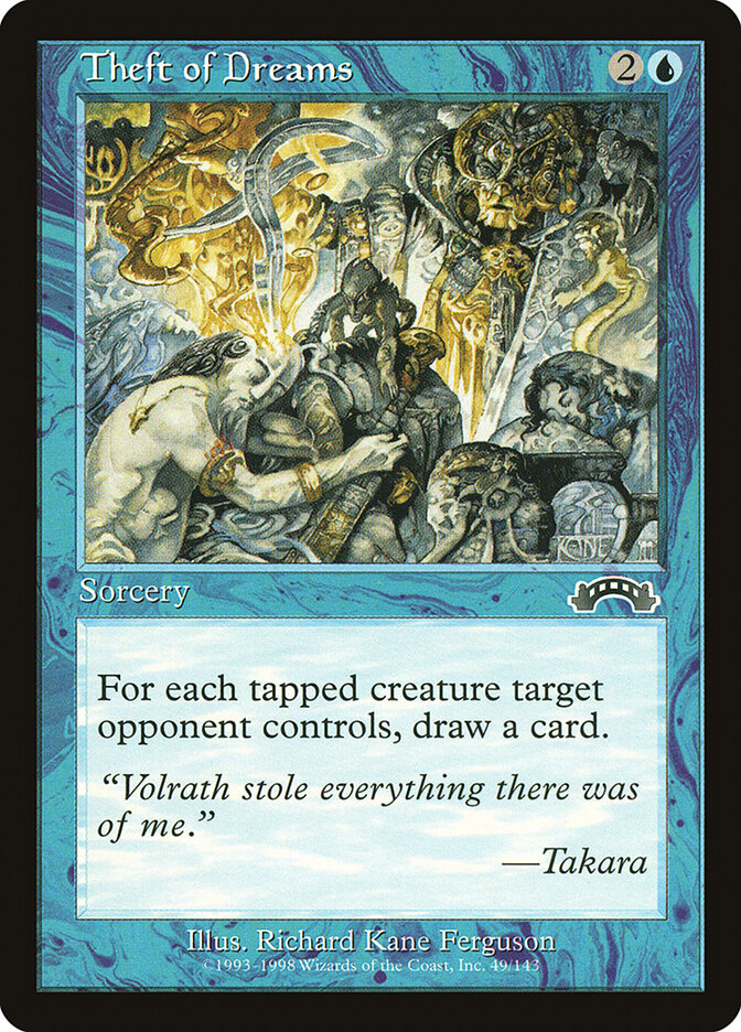 Theft of Dreams card front