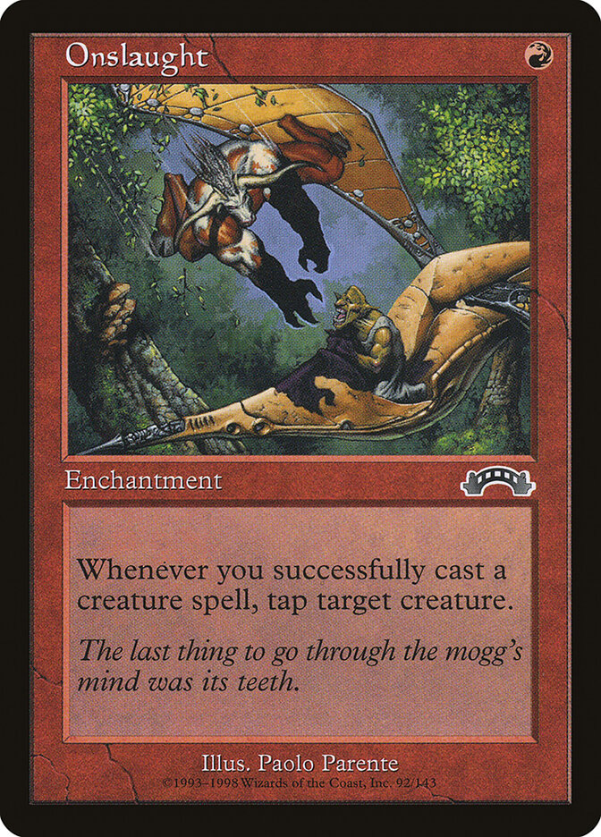 Onslaught card front