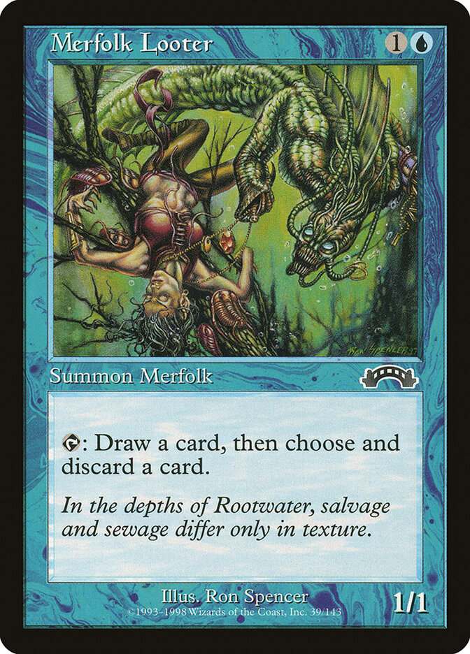 Merfolk Looter card front