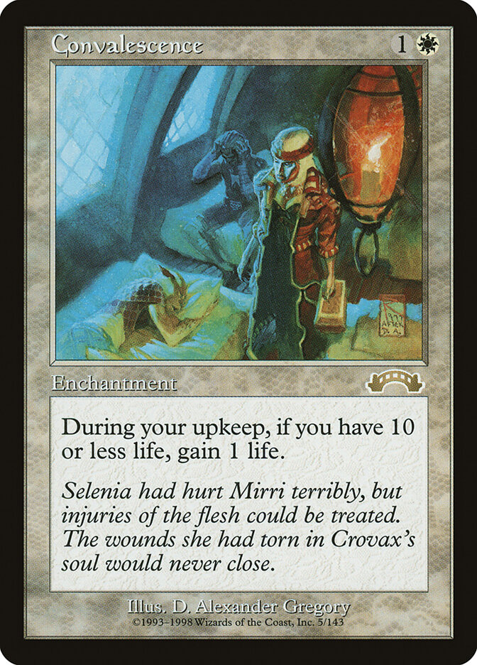 Convalescence card front