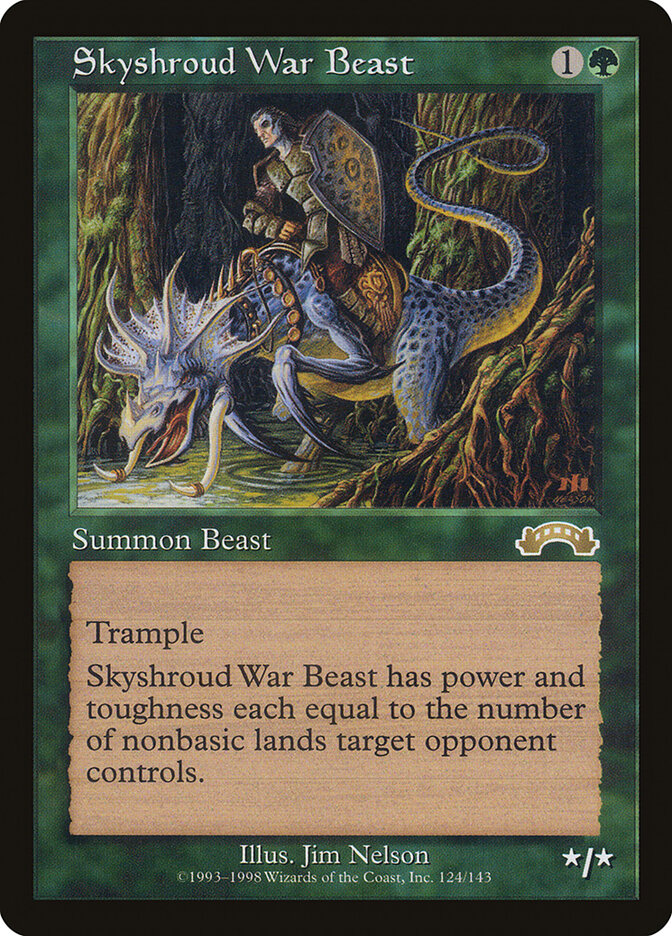 Skyshroud War Beast card front
