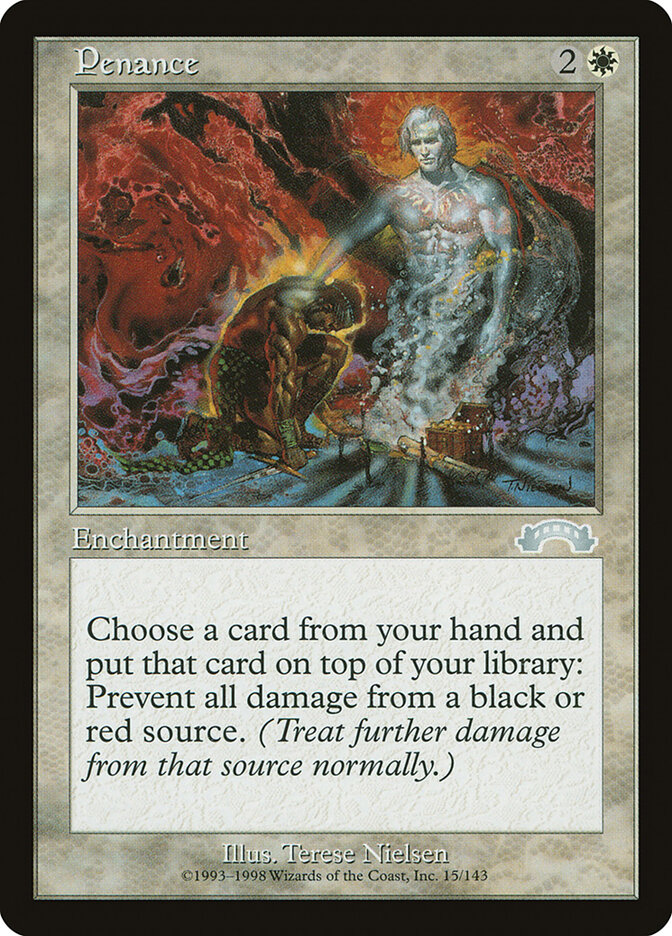 Penance card front