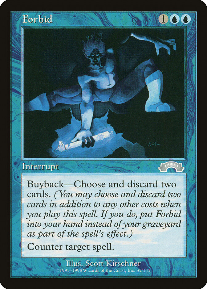 Forbid card front