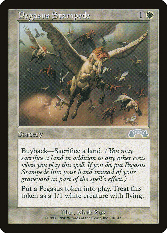 Pegasus Stampede card front