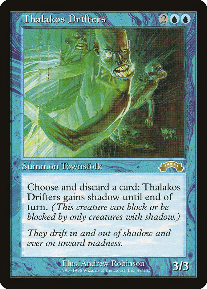 Thalakos Drifters card front