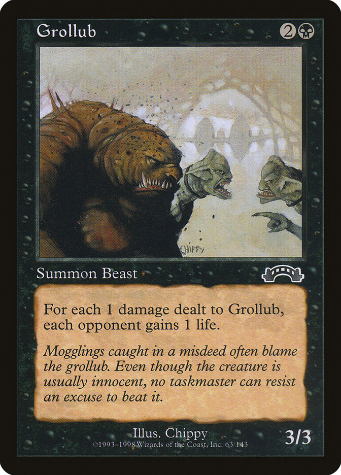 Grollub card front