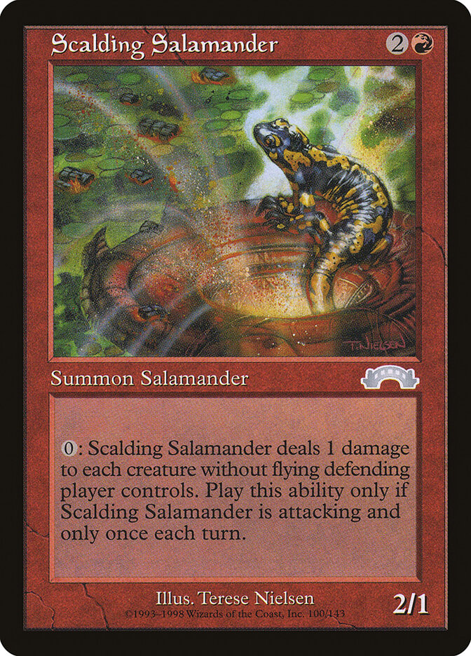 Scalding Salamander card front