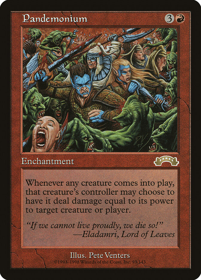 Pandemonium card front