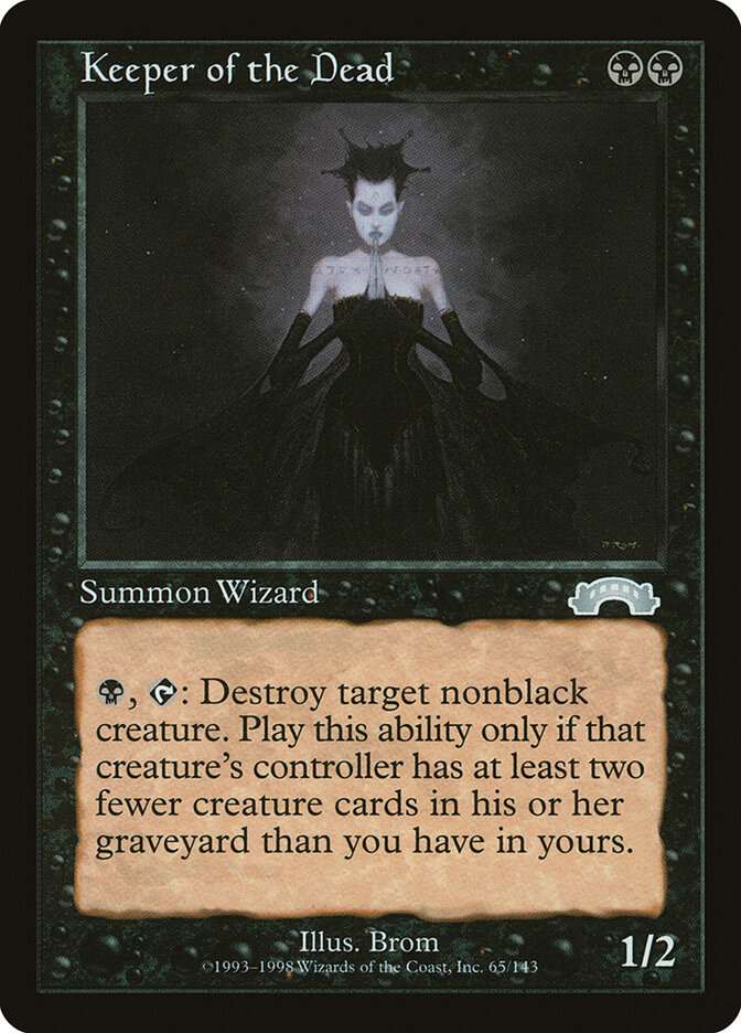 Keeper of the Dead card front