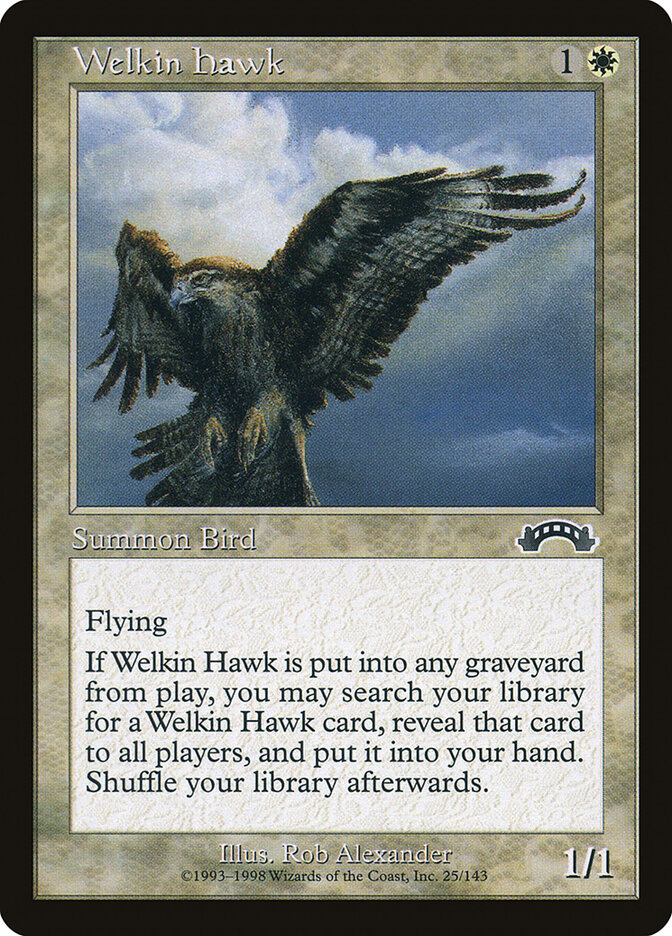 Welkin Hawk card front