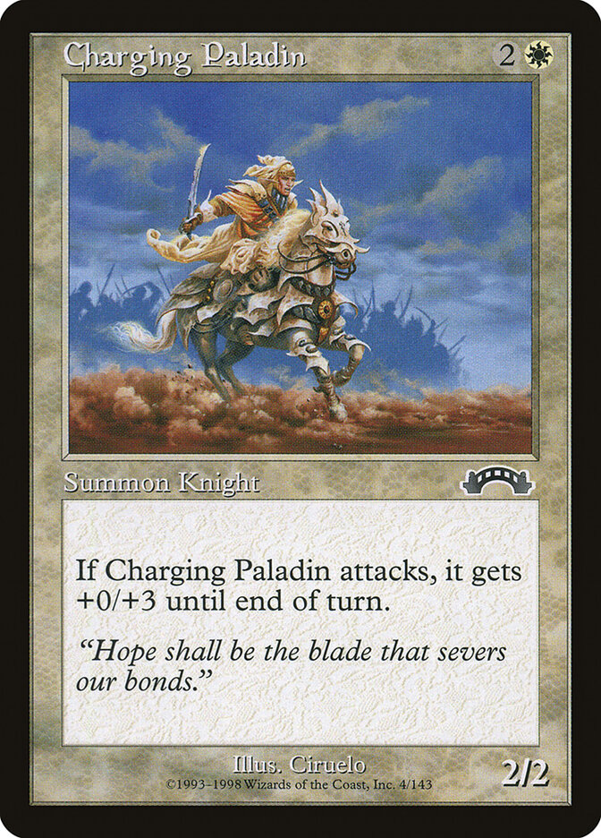 Charging Paladin card front