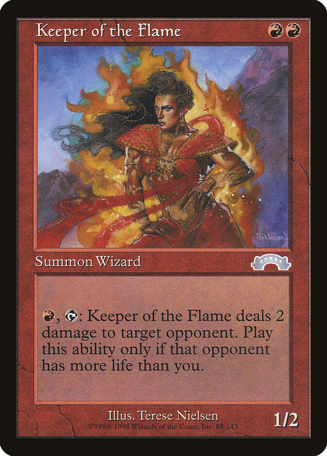 Keeper of the Flame card front