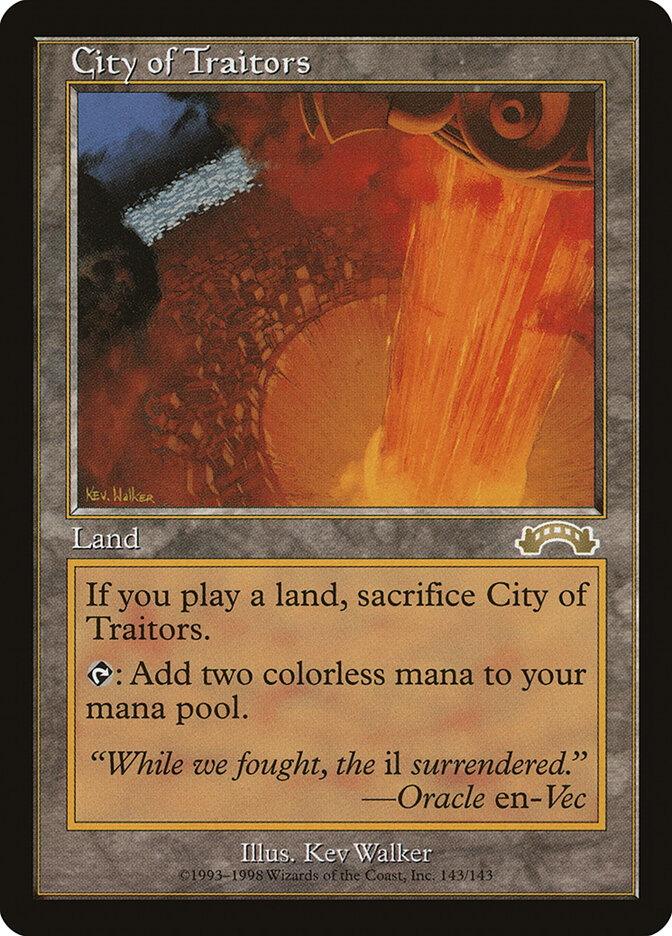 City of Traitors card front