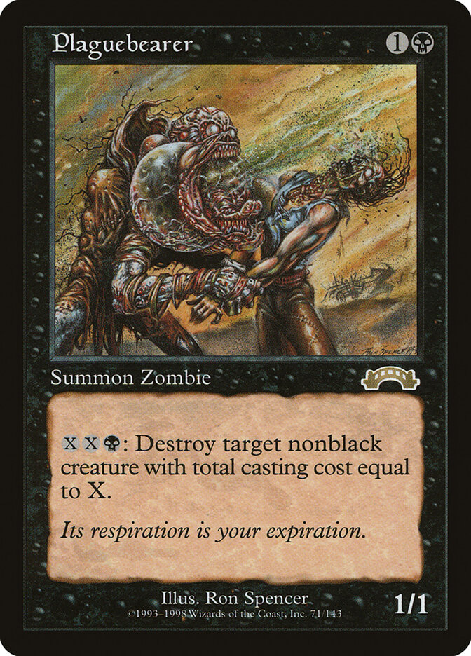 Plaguebearer card front