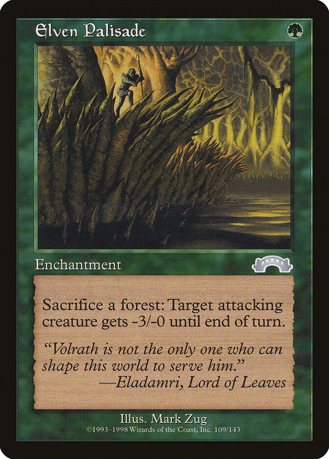 Elven Palisade card front