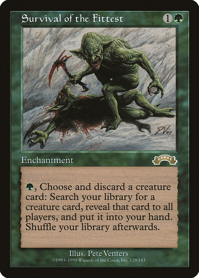 Survival of the Fittest card front