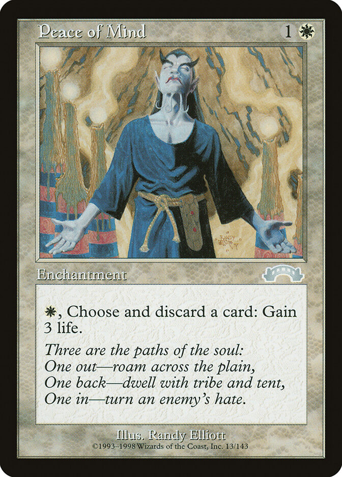Peace of Mind card front