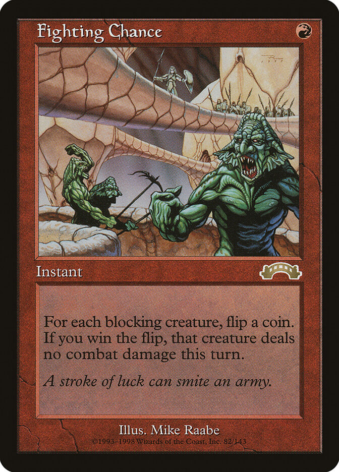 Fighting Chance card front