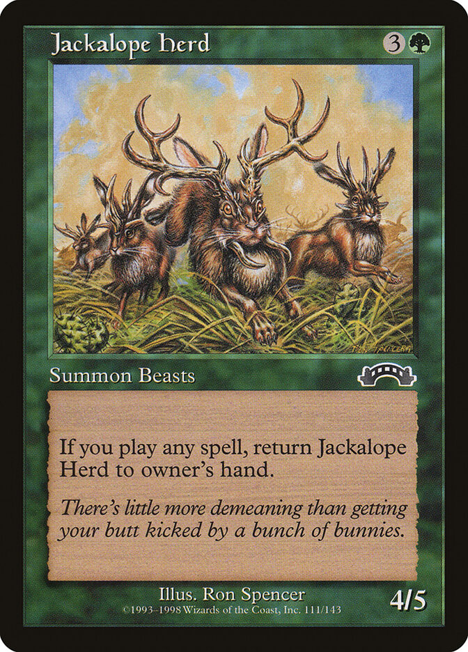 Jackalope Herd card front