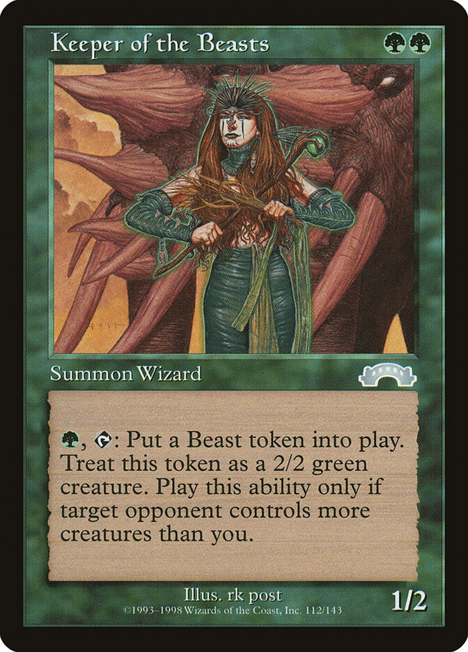 Keeper of the Beasts card front