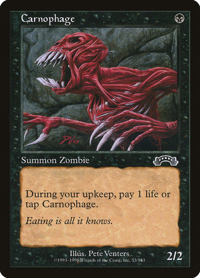Carnophage card front