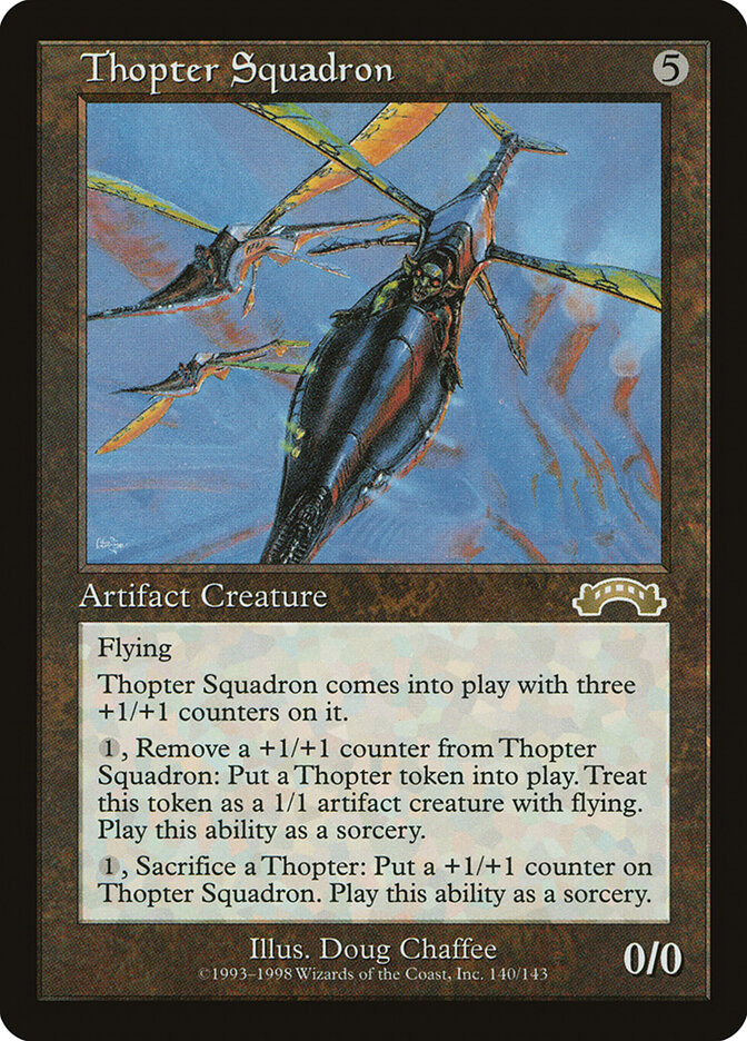 Thopter Squadron card front
