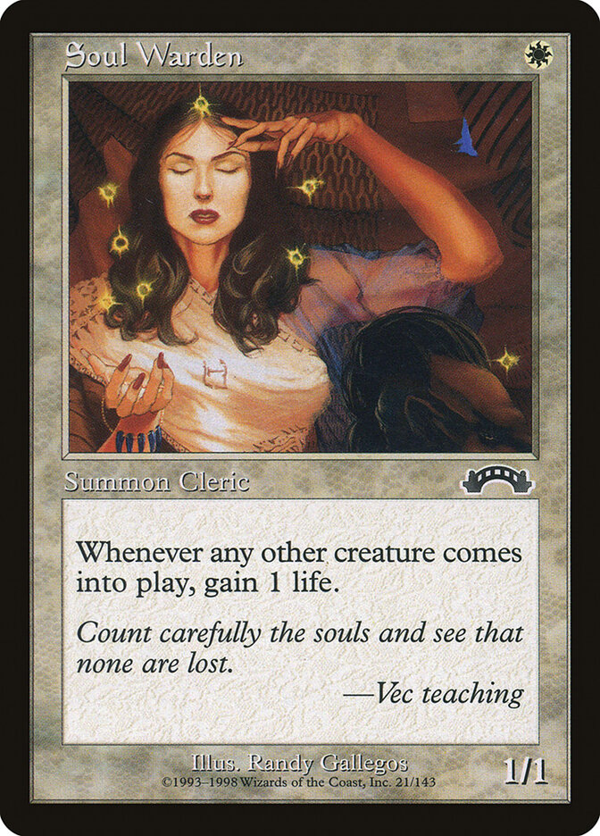 Soul Warden card front