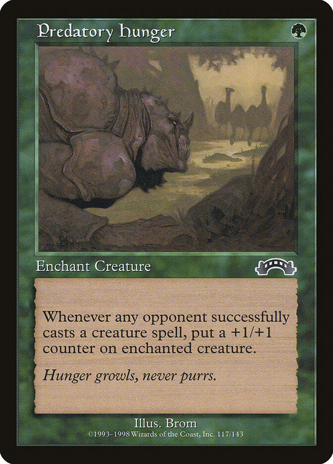 Predatory Hunger card front