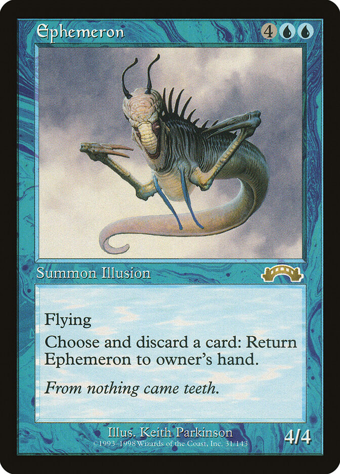 Ephemeron card front