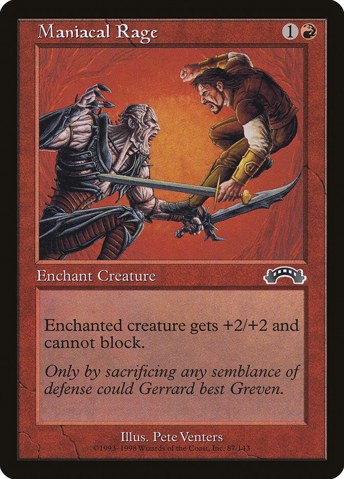 Maniacal Rage card front